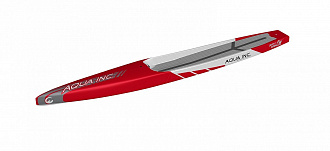 Сап-доска жесткая AQUA INC. Flatwater EVO 14'0"x22" carbon white/red (2024) вид 1