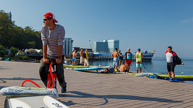 SUP соревнования во Владивостоке