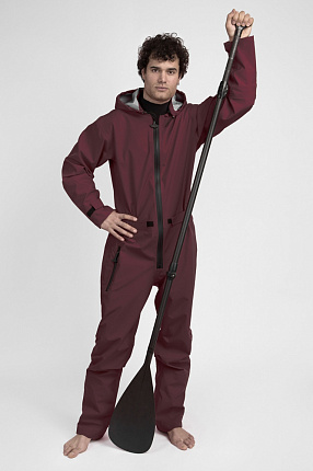 Сухой гидрокостюм для SUP Abranta Comfort VINE RED мужской (рост 154-160)