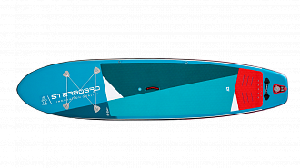 Надувная SUP доска с веслом Starboard 11'2"х31+"х5.5" iGO Zen Roll Sc (2023) вид 3