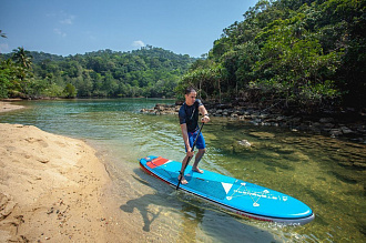 Надувная SUP доска Starboard iGO Zen Sc 10'8" х 33" х 5.5" весло в комплекте вид 2