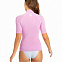 Гидрофутболка женская BILLABONG с короткими рукавами Rash Vest UPF 50 лиловая вид 1