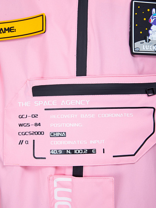 Комбинезон детский LUCKYBOO Astronaut series унисекс розовый вид 7