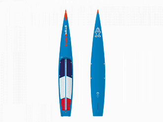 Сап-доска жесткая Starboard 14'0" х 23" Sprint Wood Carbon с чехлом (2022) вид 1