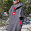 Пончо-полотенце с капюшоном детское RED ORIGINAL Quick Dry Change Robe grey KIDS (на рост до 145см) вид 1