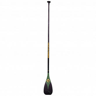 Весло SUP цельное FOCUS FULL CARBON (Fixed) green