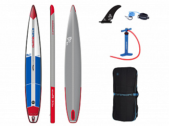 Надувная детская SUP доска Starboard 12'6” х23” х4.75” SUP Junior Racer Zen Sc