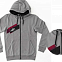 Толстовка JP-Australia Zip Hood Unisex charcoal/ berry вид 1