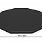 Тент солнечный для бассейнов каркасных и с надувным бортом Fast Set 305см (D305см) Bestway 58036