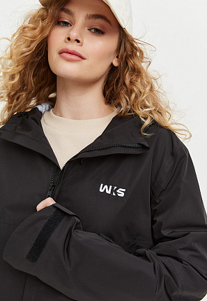 Демисезонная куртка WKS Travel Windjacket (черный/принт WKS) вид 3