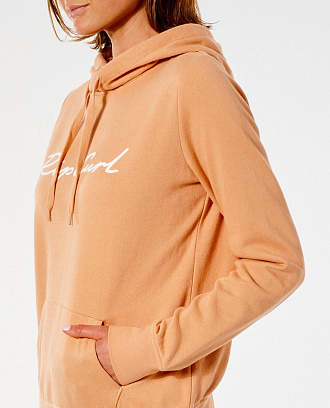 Толстовка-худи женская Rip Curl SCRIPT STANDARD HOOD (DUSTY CORAL) вид 4