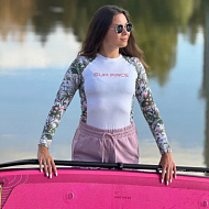 Рашгард женский SUP face «Первый», длинный рукав
