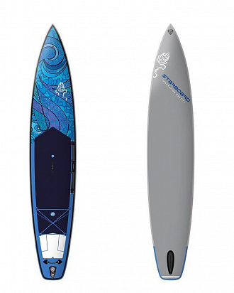 Надувная SUP доска Starboard Touring S Blue Wave Deluxe SC 12'6"х28"х4,75"  (2024) вид 1