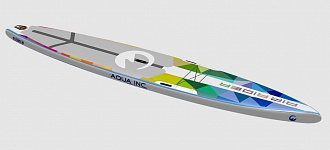 Доска SUP надувная Aqua Inc. Ammolite 12'6"x31"x15 вид 1