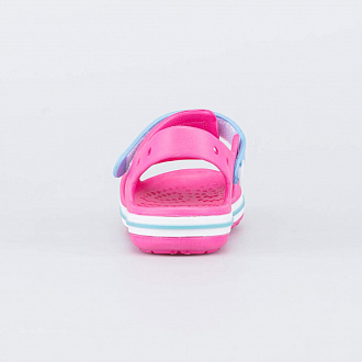 Пляжная детская ЭВА обувь Сандалии фуксия-голубой вид 2