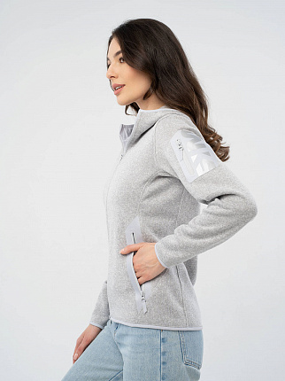 Легкая куртка TORTUGA TRAVEL CARDIGAN W (Светло-серый/Светло-серый) вид 4