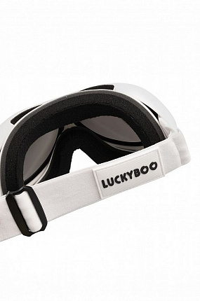 Детская горнолыжная маска LUCKYBOO L3 белый (one size) вид 4