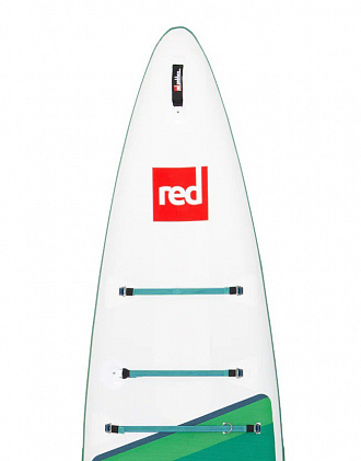 Набор лент эластичных для крепления багажа на носу SUP-доски RED PADDLE Flat Bungee (Зелёный)