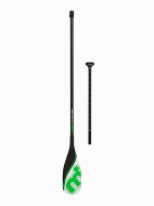 Весло карбоновое 2-составное Mistral Chevron Green Paddle  с чехлом в комплекте