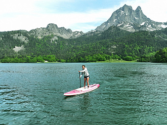 Доска SUP надувная Aqua Marina Coral Touring (Raspberry) 11'6"x31" (2024) вид 16