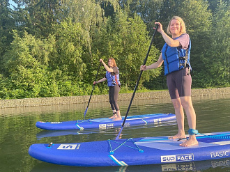 Доска SUP надувная SUP face Basic PLUS 12'6x32x6 вид 4