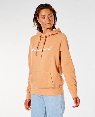 Толстовка-худи женская Rip Curl SCRIPT STANDARD HOOD (DUSTY CORAL) вид 2