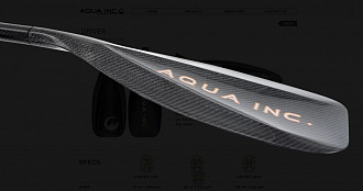Весло SUP цельное AQUA INC. Driver 84 (2025) Round 29 mm Stiff жёсткий шафт из 100% prepreg карбона вид 1