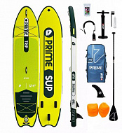 Сапборд надувной SUP Prime 12'4"x33"x6" Trip yellow (2025)