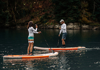 Доска SUP надувная Shark Touring Xplor 12'6"x34"x6" вид 12