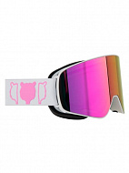 Горнолыжная маска TERROR - SPECTRUM White - Pink (one size)
