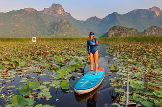 Надувная SUP доска Starboard iGO Deluxe Dc 10'8"х33"х6" (2024) вид 11