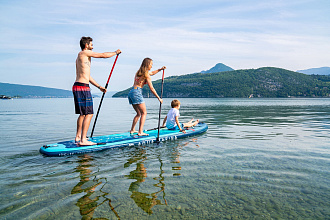 Доска SUP надувная Aqua Marina Super Trip семейная 12'6" (2024) вид 11