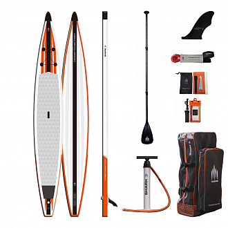 Доска SUP надувная Shark Race 14'x25” 2021