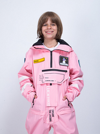 Комбинезон детский LUCKYBOO Astronaut series унисекс розовый вид 1