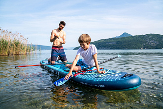 Доска SUP надувная Aqua Marina Super Trip семейная 12'6" (2024) вид 13