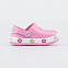 Пляжная детская ЭВА обувь Сабо розовый с LED-подсветкой на подошве вид 1