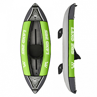 Каяк надувной одноместный с веслом Aqua Marina LAXO-285