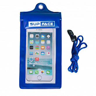 Водонепроницаемый чехол для телефона Sup Face Basic (синий)