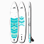 Доска SUP надувная Indiana 10'2 Groms Pack с трехчастным стеклопластиковым веслом Fiberglass (2024) вид 1