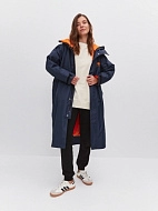 Парка TORTUGA TEAMLINE fit (Темно-синий/Оранжевый)