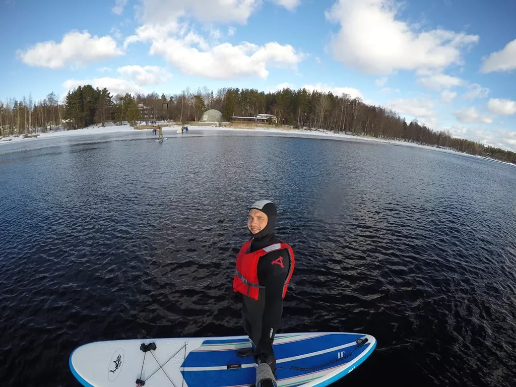 Пороги на SUP в Лосево