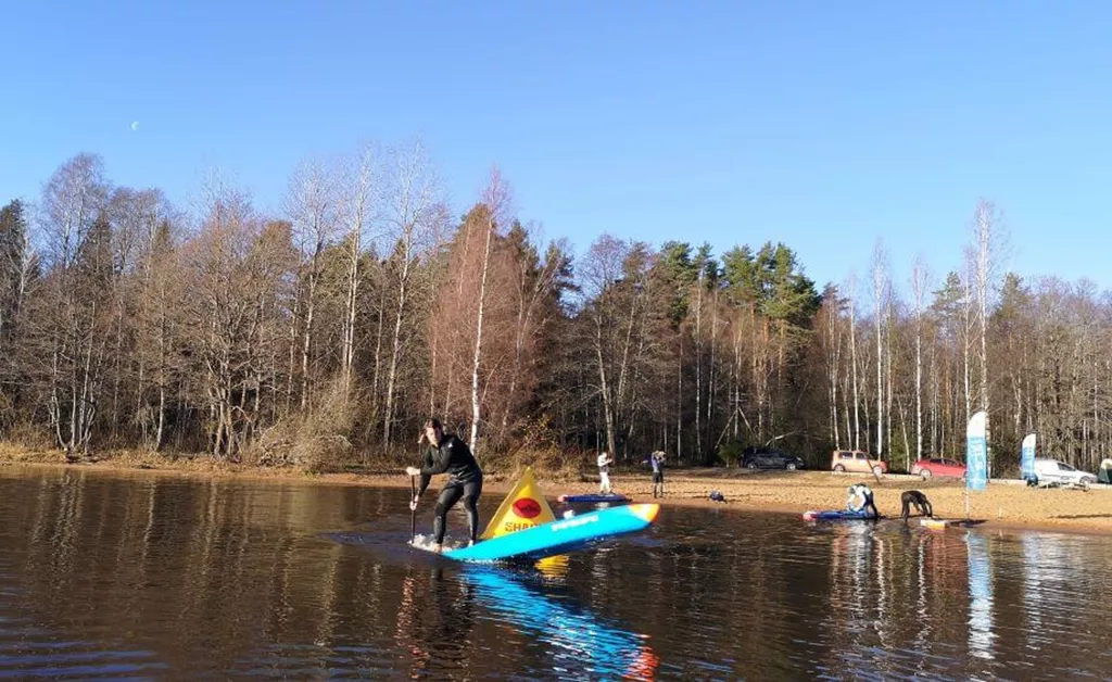 SUP на Лемболовском озере