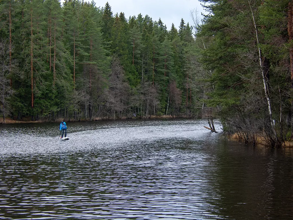 SUP на озере Длинное