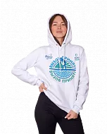 Толстовка unisex белая "Вызов принят.ZSC&EuroTour"