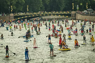 Закрытие водного сезона 2020 по реке Мойке