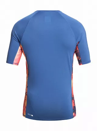 Рашгард мужской Quiksilver с коротким рукавом Arch This UPF 50 QS синий вид 1