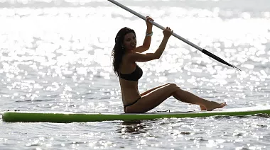 SUP-зона на wake-фестивале European Wakesurf Tour 2015 (Санкт-Петербург)