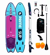 Сапборд надувной SUP Prime 12'4"x33"x6" Trip light blue (2025)