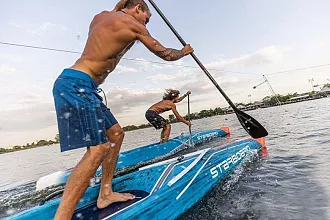 Жесткий SUP Starboard Sprint Carbon Sandwich 14'0" х 25.5" с чехлом вид 7