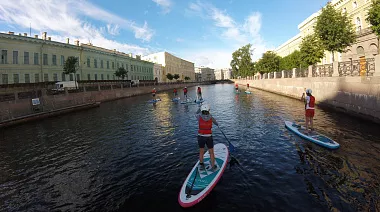 SUP-прогулка в Санкт-Петербурге "О.Новая Голландия"
